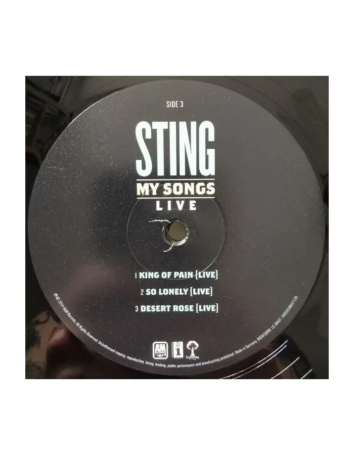 0602508335563, Виниловая пластинка Sting, My Songs Live - фото 7