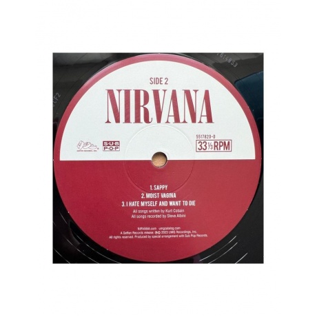 0602455178589, Виниловая пластинка Nirvana, In Utero - deluxe - фото 11