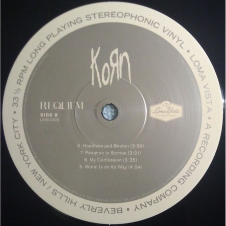 Korn - Requiem (0888072295537) виниловая пластинка - фото 5