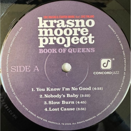Eric Krasno &amp; Stanton Moore - Krasno Moore Project: Book Of Queens (0888072519527) виниловая пластинка - фото 2