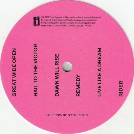 Thirty Seconds To Mars - America (coloured) (0602567400882) виниловая пластинка - фото 4