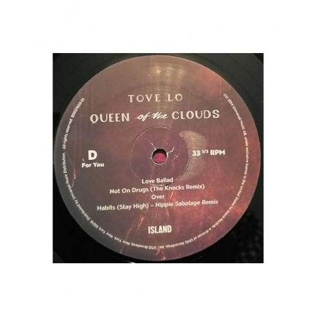 0602547019592, Виниловая пластинка Tove Lo, Queen Of The Clouds - фото 6