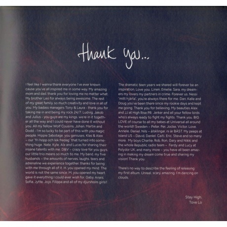 Tove Lo - Queen Of The Clouds (0602547019592) виниловая пластинка - фото 4