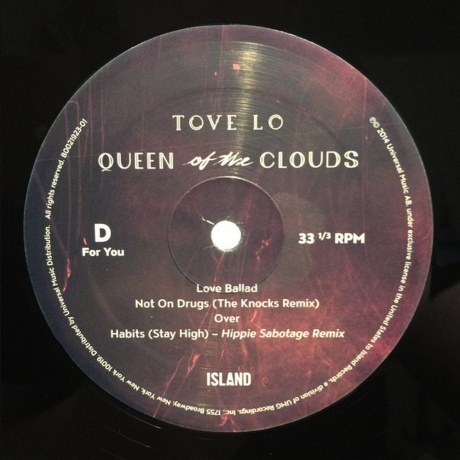 Tove Lo - Queen Of The Clouds (0602547019592) виниловая пластинка - фото 9