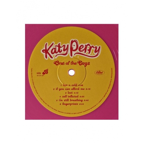 0602455741455, Виниловая пластинка Perry, Katy, One Of The Boys - фото 4