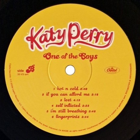 Katy Perry - One Of The Boys (0602455741455) виниловая пластинка - фото 4