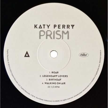 Katy Perry - Prism (0602455734600) виниловая пластинка - фото 4