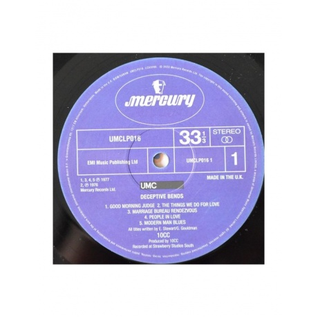0805520240161, Виниловая пластинка 10 CC, Deceptive Bends - фото 3