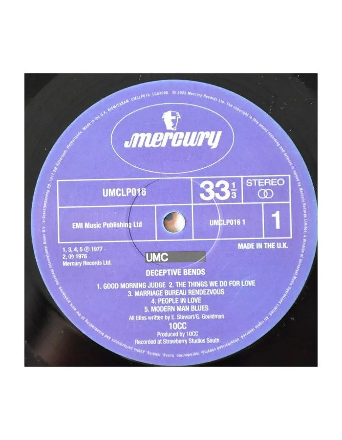 0805520240161, Виниловая пластинка 10 CC, Deceptive Bends - фото 3