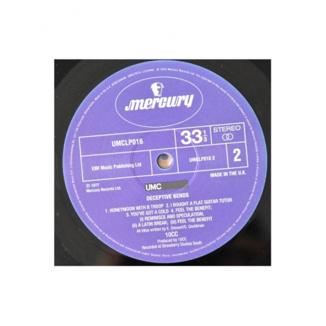 0805520240161, Виниловая пластинка 10 CC, Deceptive Bends - фото 4