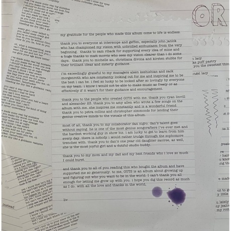 Olivia Rodrigo - Guts (0602455977625) виниловая пластинка - фото 11