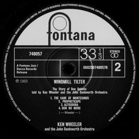 Kenny Wheeler - Windmill Tilter (The Story Of Don Quixote) (0602507480578) виниловая пластинка - фото 4