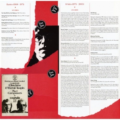 Elton John - Rarities And B-Sides (0602507314606) виниловая пластинка - фото 11