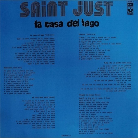 Saint Just - La Casa Del Lago (0602448720061) виниловая пластинка - фото 4