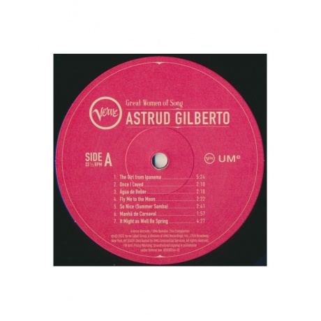0602455885463, Виниловая пластинка Gilberto, Astrud, Great Women Of Song - фото 4