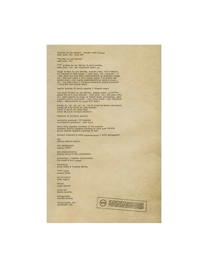 0602435561653, Виниловая пластинка Batiste, Jon, We Are - фото 11