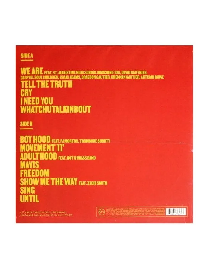 0602435561653, Виниловая пластинка Batiste, Jon, We Are - фото 4