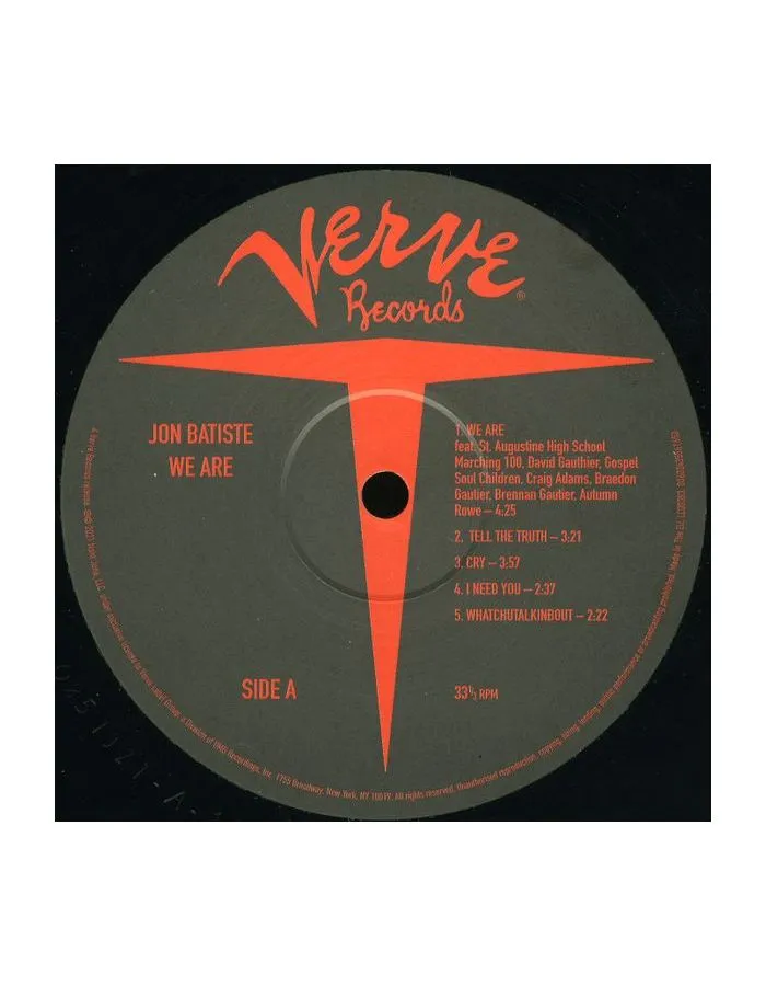 0602435561653, Виниловая пластинка Batiste, Jon, We Are - фото 7
