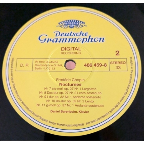 Daniel Barenboim - Chopin: Nocturnes (0028948645978) виниловая пластинка - фото 3