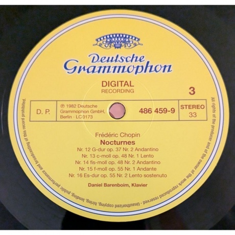 Daniel Barenboim - Chopin: Nocturnes (0028948645978) виниловая пластинка - фото 4
