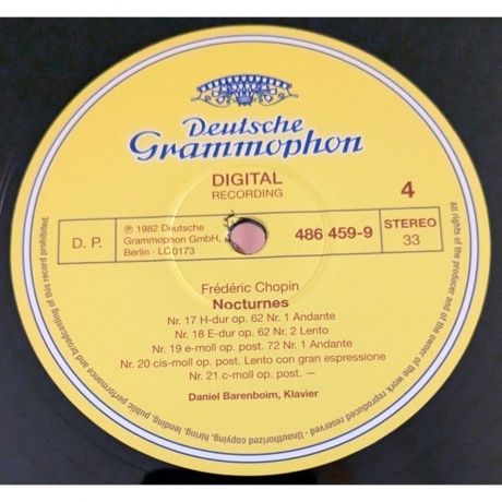 Daniel Barenboim - Chopin: Nocturnes (0028948645978) виниловая пластинка - фото 5
