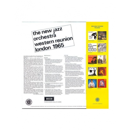 4040824091378, Виниловая пластинка New Jazz Orchestra, The, Western Reunion London 1965 - фото 2