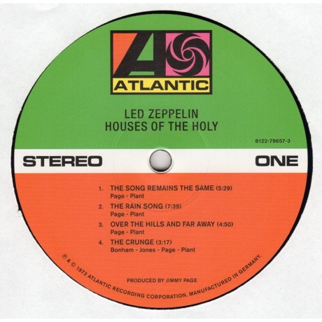 Led Zeppelin - Houses Of The Holy (0081227965730) виниловая пластинка - фото 4