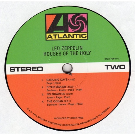 Led Zeppelin - Houses Of The Holy (0081227965730) виниловая пластинка - фото 5