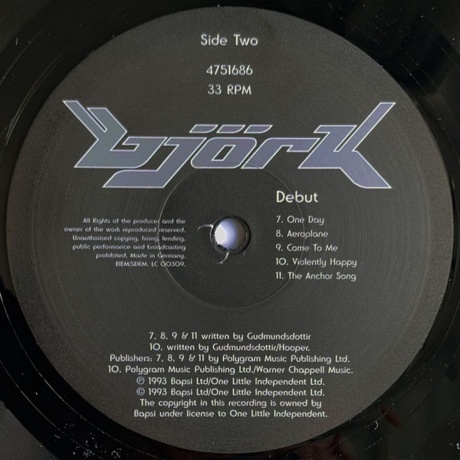 Bjork - Debut (5016958018818) виниловая пластинка - фото 4