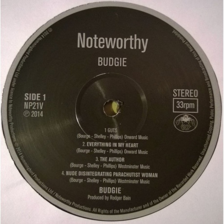 Budgie - Budgie (0534274001734) виниловая пластинка - фото 3
