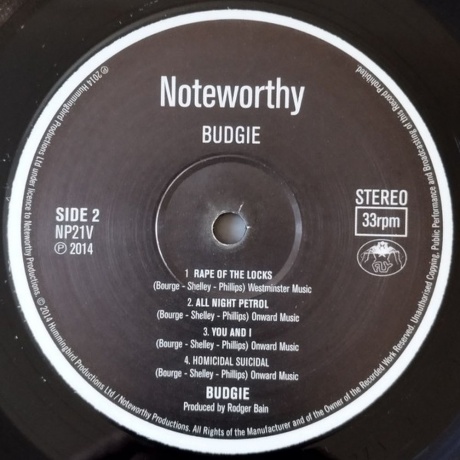 Budgie - Budgie (0534274001734) виниловая пластинка - фото 4