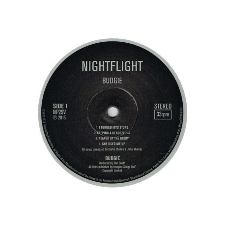 5015330977224, Виниловая пластинка Budgie, Nightflight - фото 3