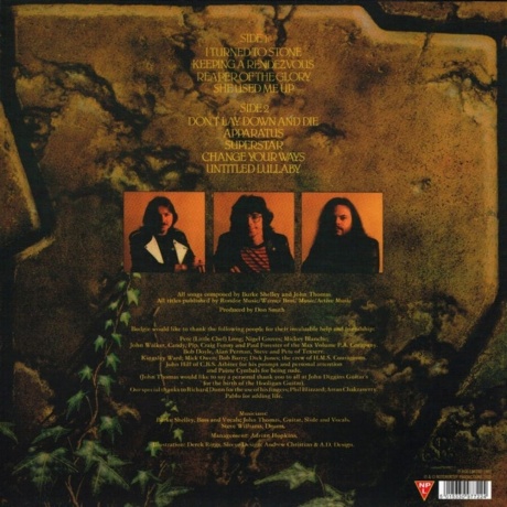 Budgie - Nightflight (5015330977224) виниловая пластинка - фото 2