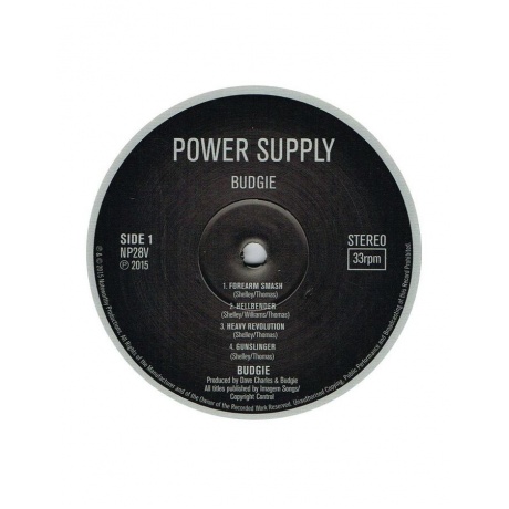 5015327856556, Виниловая пластинка Budgie, Power Supply - фото 3