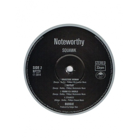 0534274001741, Виниловая пластинка Budgie, Squawk - фото 4
