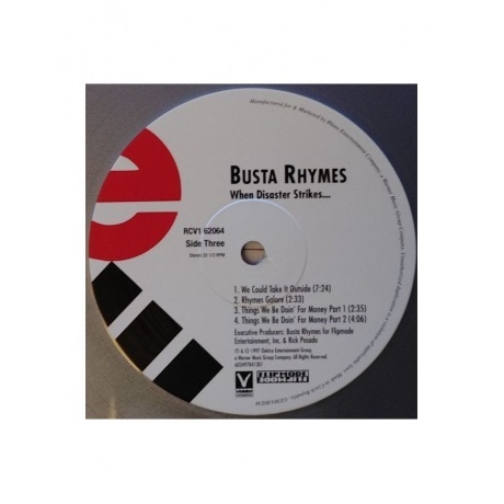 Busta Rhymes - When Disaster Strikes (Silver) (0603497841301) виниловая пластинка - фото 7