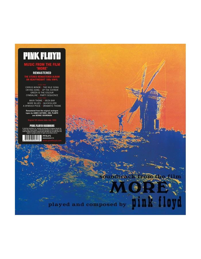 Виниловая пластинка Pink Floyd, Music From The Film More (Remastered) (0825646493173) отличное состояние pink floyd music from the film more