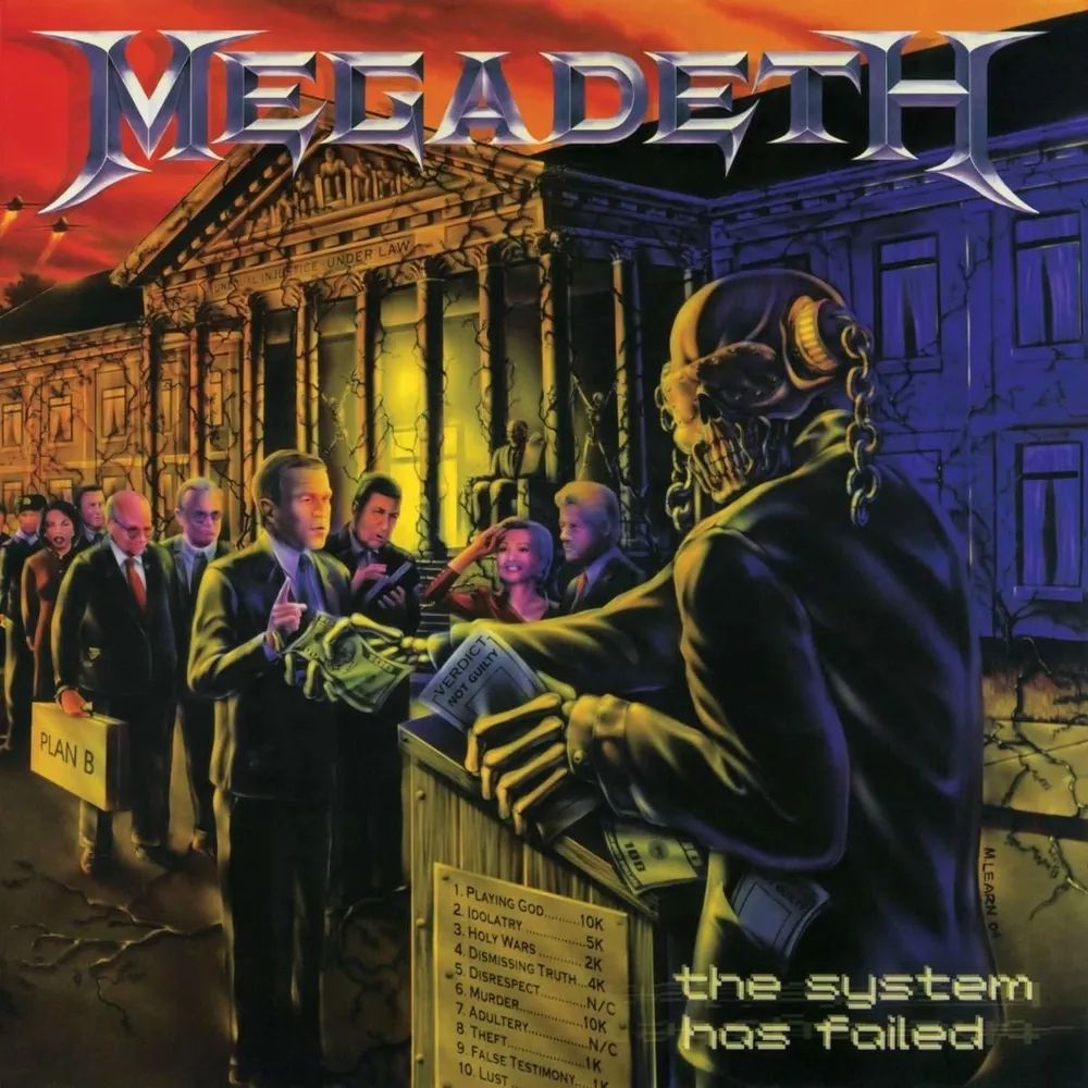 4050538374049, Виниловая пластинка Megadeth, The System Has Failed отличное состояние;