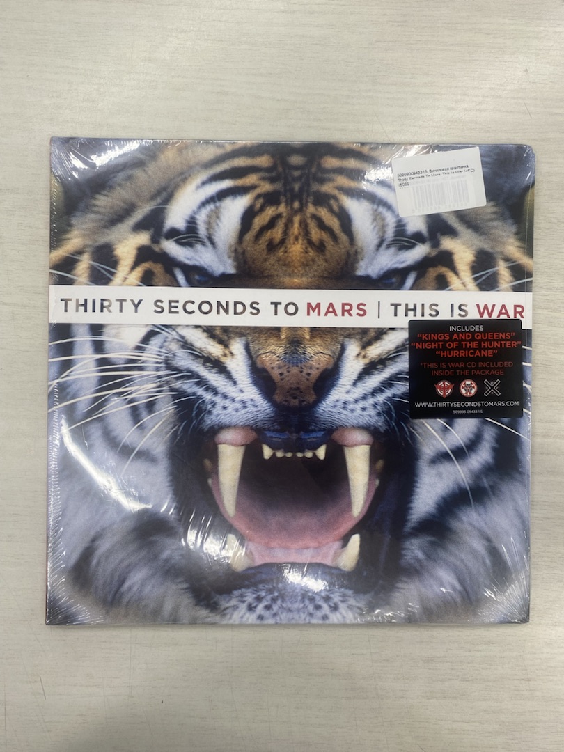Виниловая пластинка Thirty Seconds To Mars, This Is War (+CD) (5099930943315) отличное состояние; - фото 3