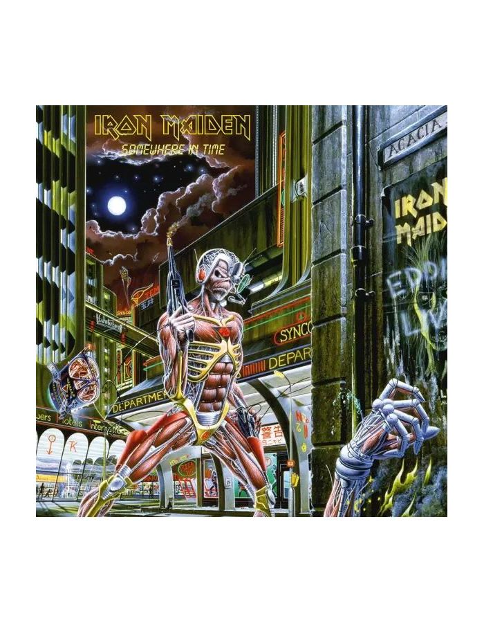 Виниловая пластинка Iron Maiden, Somewhere In Time (0825646248544) отличное состояние виниловая пластинка iron maiden killers 0825646252428