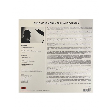 Виниловая пластинка Monk, Thelonious, Brilliant Corners (5060348583295) - фото 2