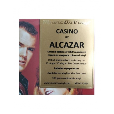 Виниловая пластинка Alcazar, Casino (coloured) (8719262018716) - фото 3