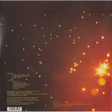 Manfred Mann's Earth Band - Solar Fire (5060051331985) виниловая пластинка - фото 3