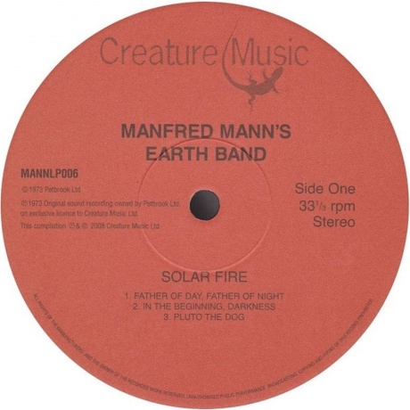 Manfred Mann's Earth Band - Solar Fire (5060051331985) виниловая пластинка - фото 4