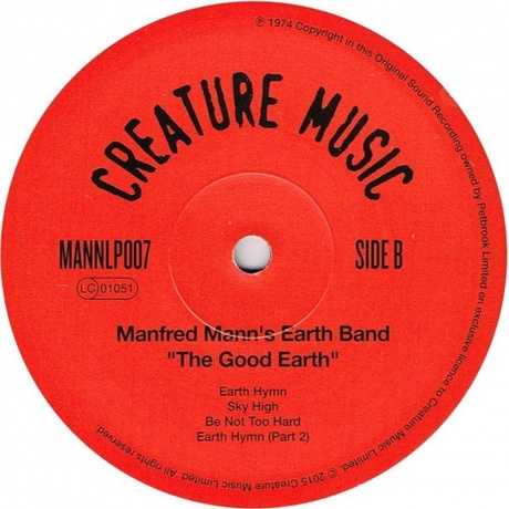 Manfred Mann's Earth Band - The Good Earth (5060051333484) виниловая пластинка - фото 4