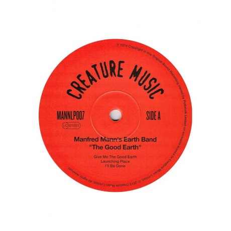 Виниловая пластинка Manfred Mann's Earth Band, The Good Earth (5060051333484) - фото 3
