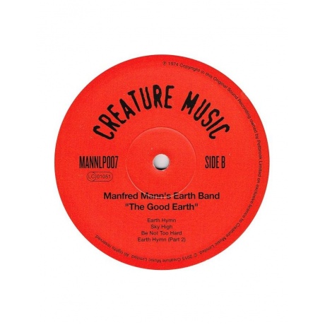 Виниловая пластинка Manfred Mann's Earth Band, The Good Earth (5060051333484) - фото 4