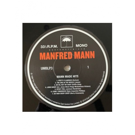 Виниловая пластинка Mann, Manfred, Mann Made Hits (5060051334214) - фото 7