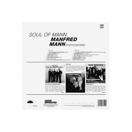 Виниловая пластинка Mann, Manfred, Soul Of Mann (5060051334221) - фото 2