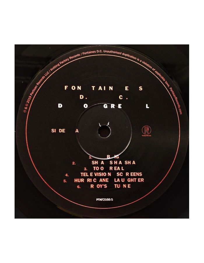 Виниловая пластинка Fontaines D.C., Dogrel (0720841216612) - фото 3